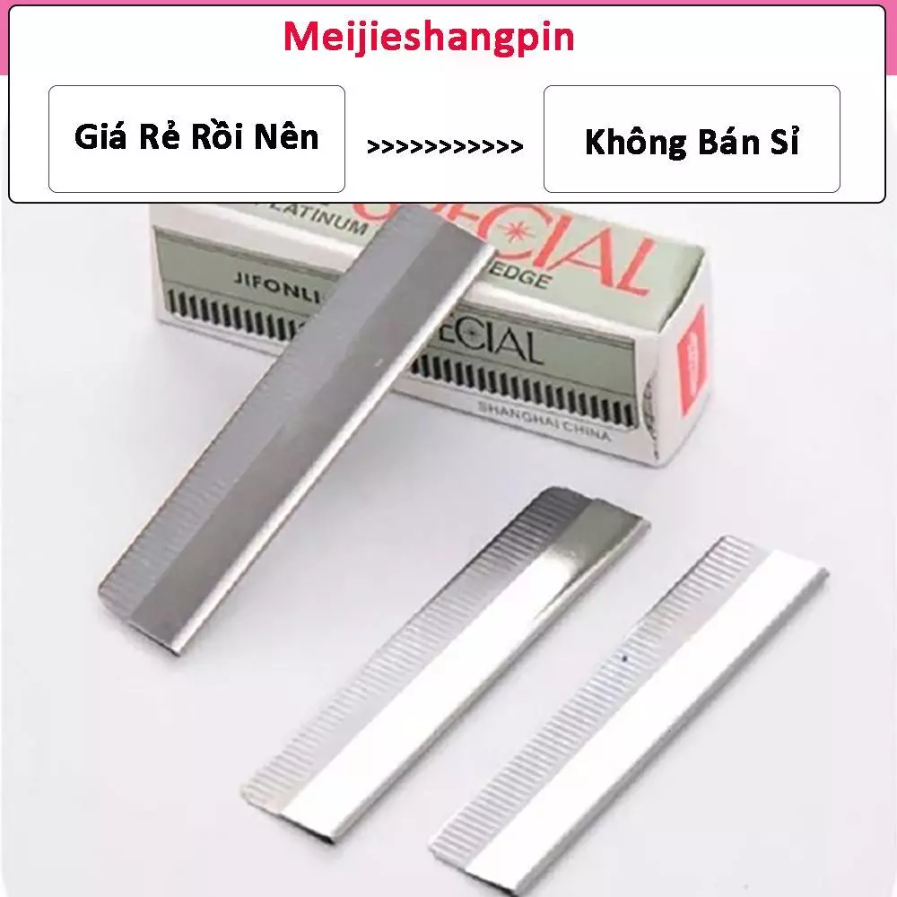 Bộ 10 Dao Cạo, Chân Mày, Tóc Mái Nhật Tỉa Lông Mày Tiện Dụng