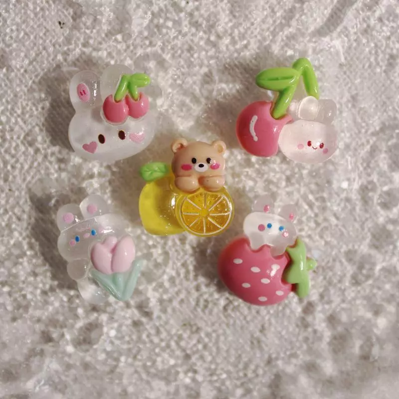 Thỏ trong suốt loạt mẫu,Charm 3D Stereo Sticker,Trang trí mũ bảo hiểm mũ bảo hiểm nước Cup Receiver Box Patch