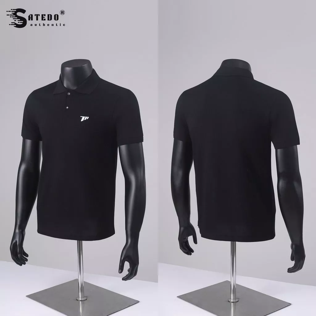 Áo Polo cộc tay S ATEDO Cotton dáng suông nhẹ, thoáng khí, thấm hút tốt, chất liệu 75% Cotton, 25% Polyester, mã SP:PL09