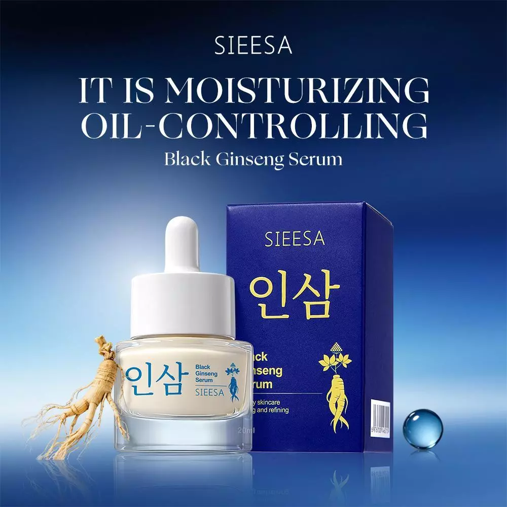 Tinh Chất Serum Black Ginseng 20ML - Chiết Xuất Nhân Sâm Đen Làm Trắng Sáng Cải Thiện Thâm Sạm & Chậm Lão Hóa Da Toner Mặt