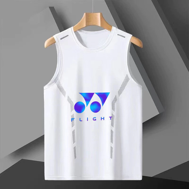 Yonex Tập Luyện Mùa Hè Thể Thao Không Tay Tank Top Chạy Thể Dục Tennis Bóng Rổ Thể Thao Cổ Tròn Tốc Độ Sấy Top