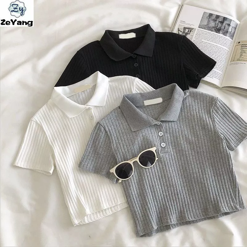 [ZY] 70-140 Hàng có sẵn Áo sơ mi POLO thông thường dành cho trẻ em Pit Strip Áo thun ngắn tay thời trang cho bé Quần áo trẻ em thời trang Vận chuyển nhanh