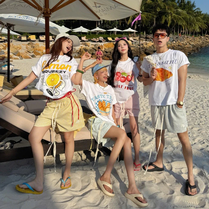 {HOẢ TỐC} SamSam Tee - Áo thun Boxy form rộng SUMMER thời trang nam nữ chất thun 250gsm