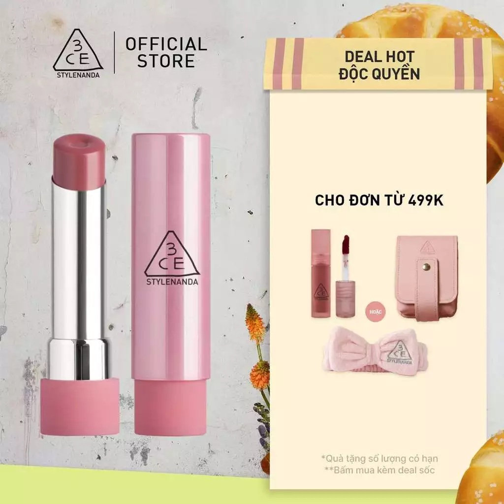 Son bóng dưỡng môi 3CE GLAZY LIP GLOW