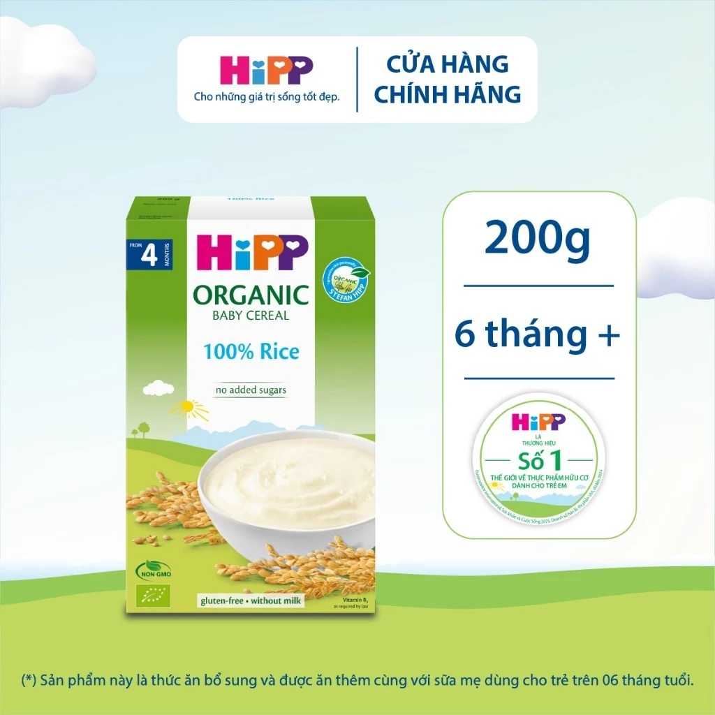 ✨ Bột Ăn Dặm HiPP Khởi Đầu Chính Hãng - Chuẩn Organic Tiện Lợi [Voucher Extra, Freeship]