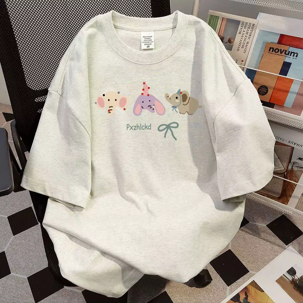 Áo thun cotton nữ 3158 form rộng QUẢ TÁO - Thời trang nam nữ độc đáo từ thubaaaa.