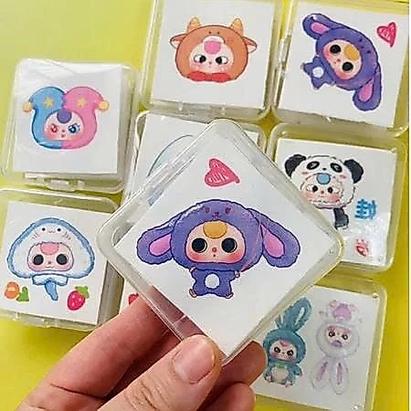 HÌNH XĂM BABYTHREE 25/50/100 miếng hình xăm tạm thời Babythree hottrend đa dạng hình---myphamhn