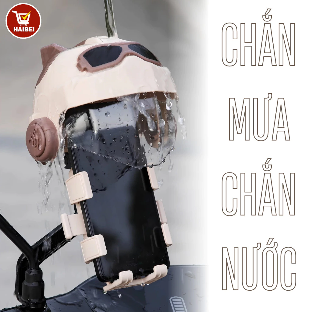 Giá đỡ điện thoại chống nắng, giá đỡ điện thoại dành cho xe đạp, kèm theo mũ bảo hiểm chống nước.