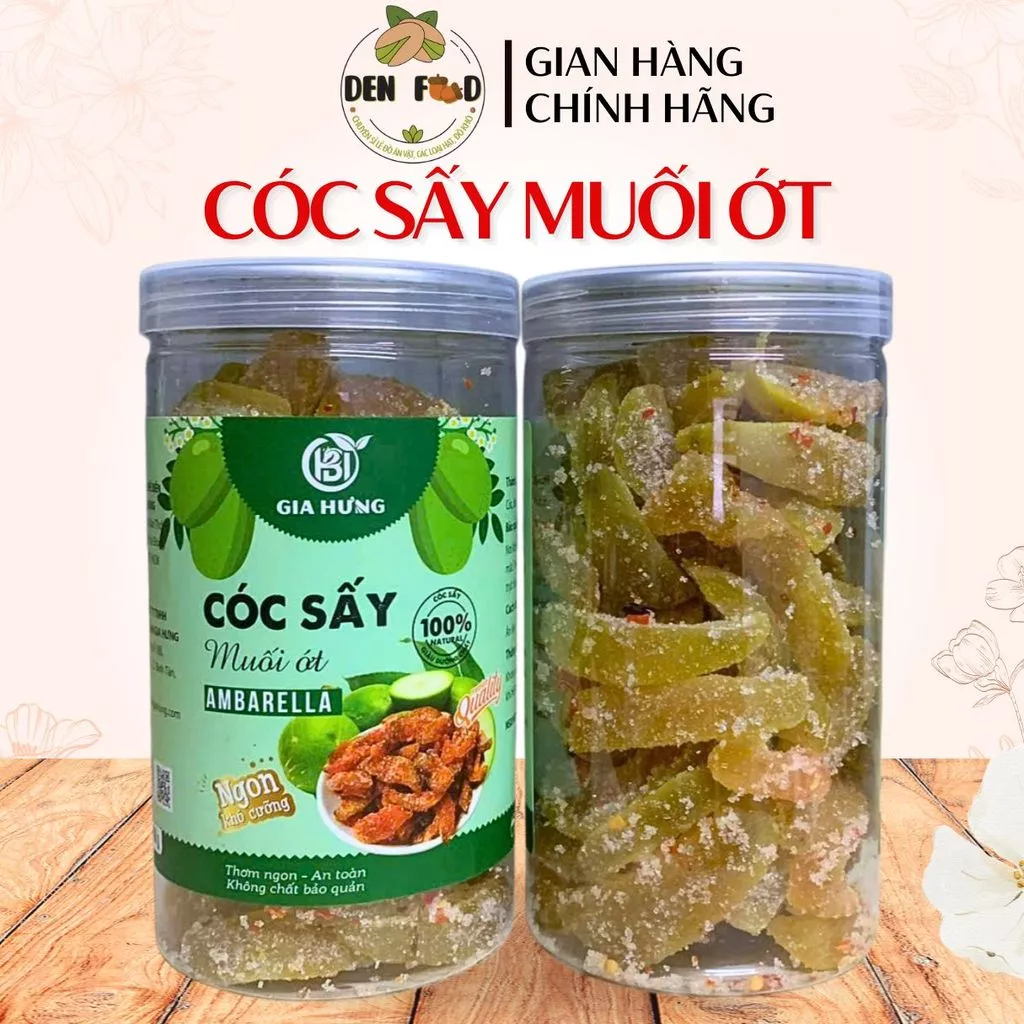 Mứt Cóc Chanh Muối 450G – Chua Ngọt Hài Hòa, Ăn Vặt Hấp Dẫn – Ăn Vặt Denfood