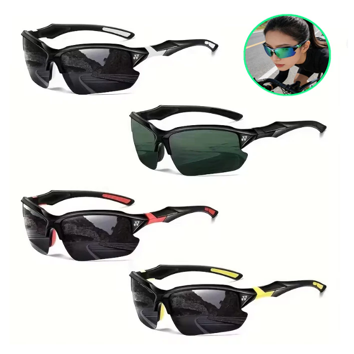 Kính râm đi xe đạp mùa hè Yonex, chuyến đi câu cá ngoài trời, kính đi bộ đường dài, kính râm độ phân giải cao chống gió và chống bụi