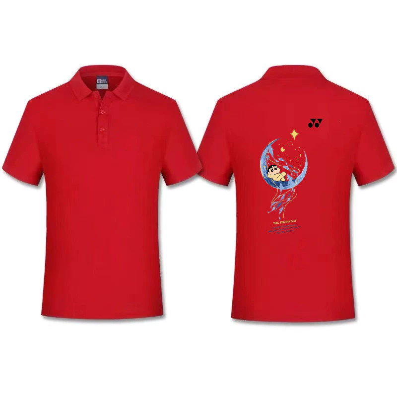 Áo thun Polo màu trơn thể thao công sở YONEX dành cho nam và nữ, dáng rộng Size lớn, khô nhanh, thoáng khí, không dính, tập cầu lông ngắn tay