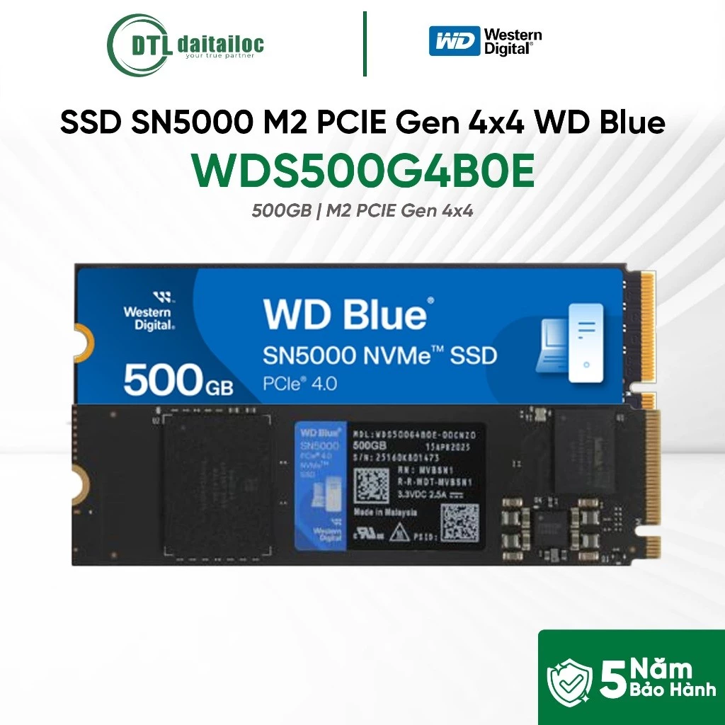 Ảnh sản phẩm: WD Blue SN5000 500GB