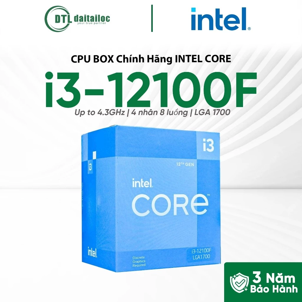 Ảnh sản phẩm: Core i3-12100F