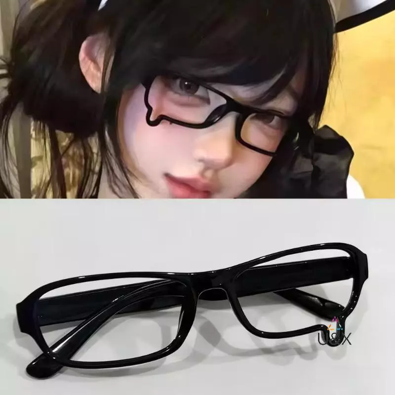 U & X Unisex Giọt Nước Trang Phục Kính Khung Không Có Ống Kính Cosplay Kính Mắt Chống Đỡ Cho Các Bữa Tiệc Theo Chủ Đề Và Tập Hợp MỚI