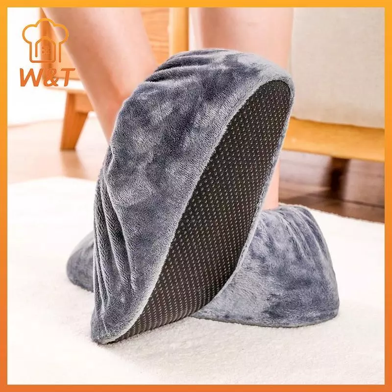 [W & T] 1 Cặp Vỏ Giày Sang Trọng Thiên Đế Chống Trơn Trượt Có Thể Tái Sử Dụng Vỏ Chân Chống Mài Mòn Bền Cho Vỏ Giày Ngoài Trời Trong Nhà Mới