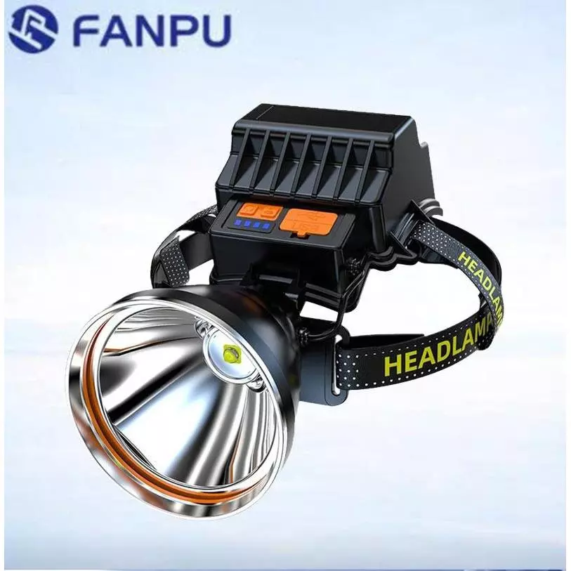 Đèn Pin Đội Đầu LED Cầm Tay Siêu Sáng, Laser Trắng Chiếu Xa, Pin Trâu, Đèn Đa Năng Dùng Đi Rừng Câu Cá