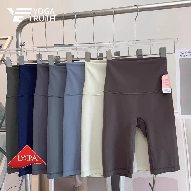 [Yogatruth] Quần ngắn đi xe đạp Nữ Cao Cấp Co Giãn Cao Không Khâu Quần Legging Tập Gym Đi Xe Đạp