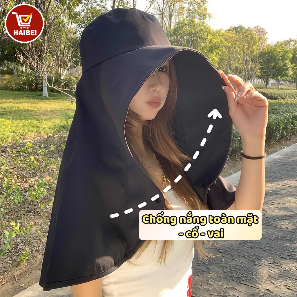 Mũ chống nắng nữ, mũ ngư dân, chống tia UV ngoài trời, thích hợp cho đi bộ đường dài và câu cá.