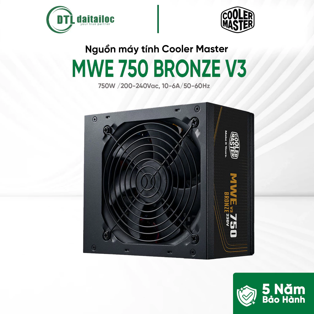 Ảnh sản phẩm: Cooler Master MWE 750W Bronze V3