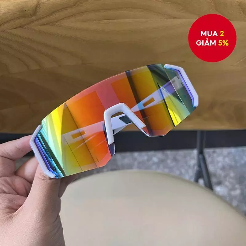 Kính Mát Thể Thao Màu Dành Cho Nam Nữ Đi Xe Đạp Ngoài Trời Leo Núi Lái Xe