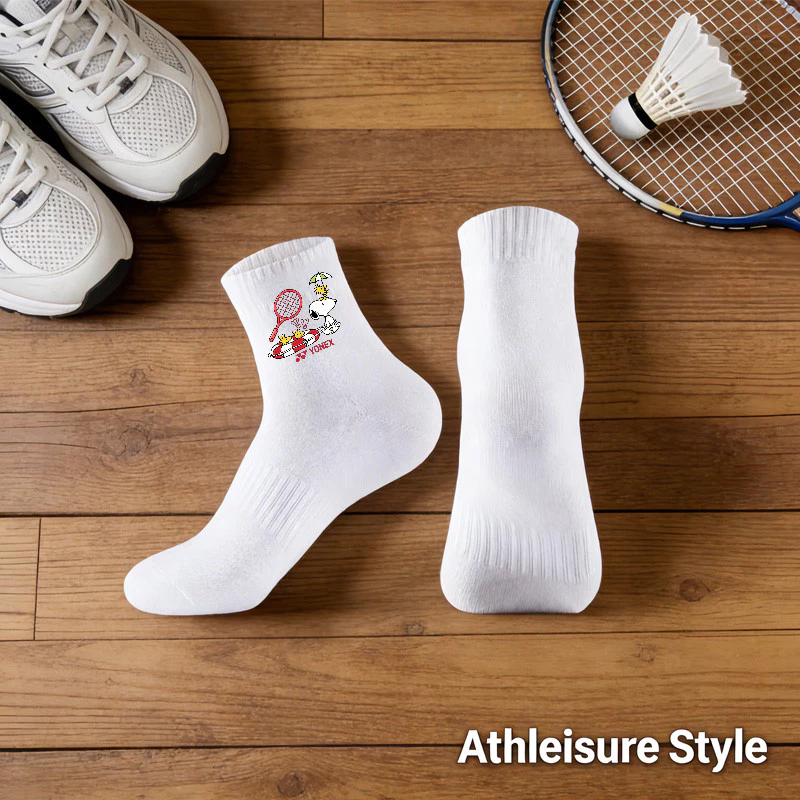 Tất dài thể thao mùa hè Yonex làm bằng cotton nguyên chất, thoáng khí, thích hợp chạy bộ ngoài trời, đi xe đạp thể dục, tất tập thể thao điền kinh