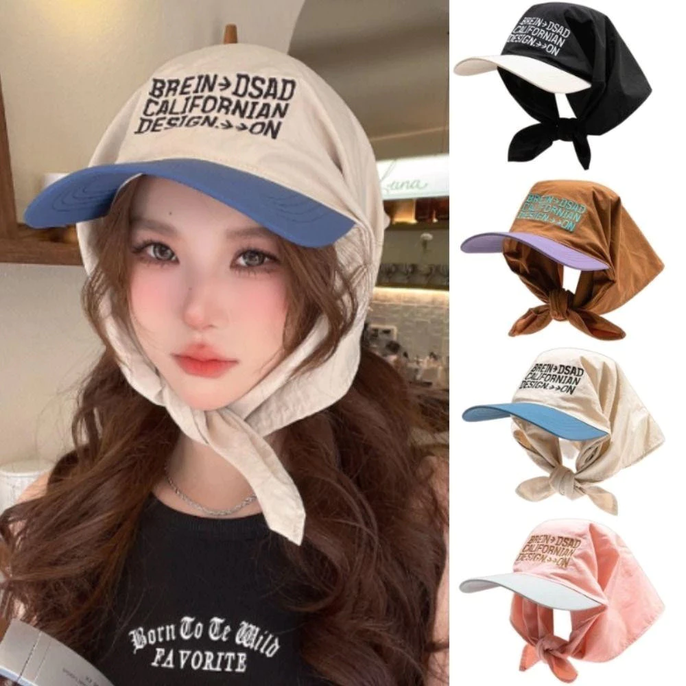 Mũ Lưỡi Trai Trùm Đầu Jennie Loại Trơn Basic Jussy Official Kiểu Nón Kèm Khăn Trùm Đầu Đa Năng Tạo Nhiều Kiểu Dễ Thương