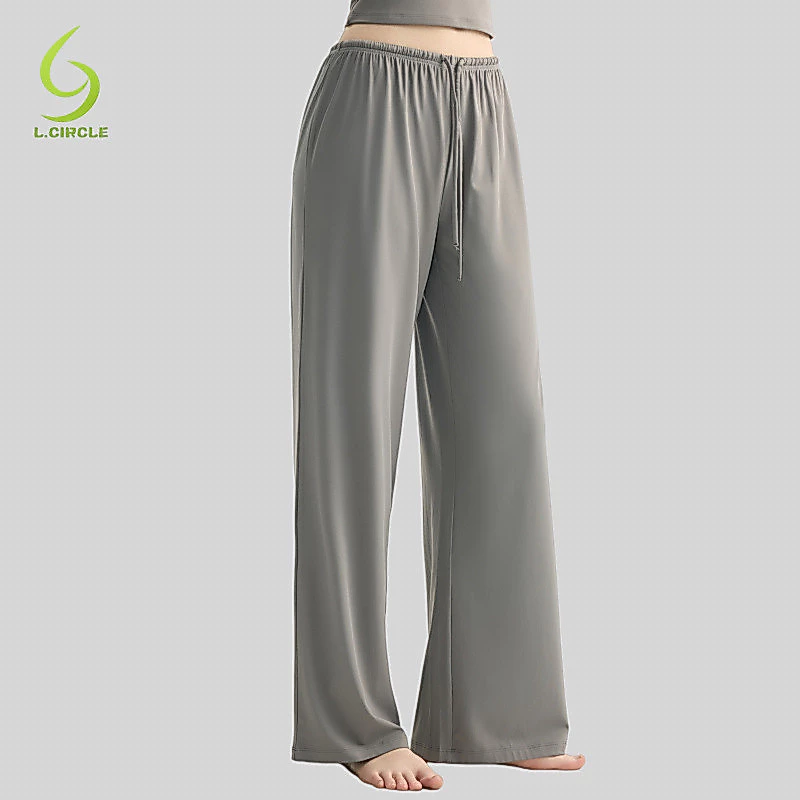 [L.CIRCLE] Quần thể thao Yoga có ống rộng có thể tháo rời mỏng