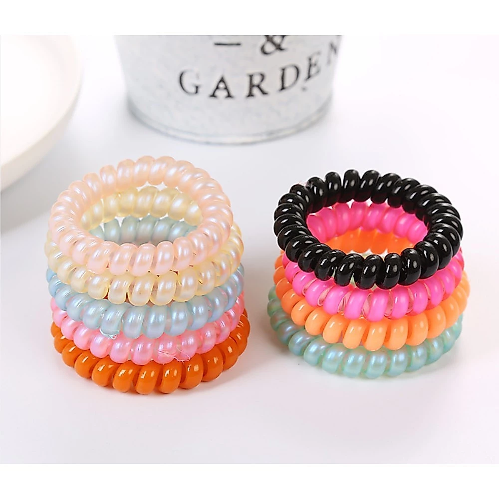 Set 10 dây chun lò xo to nhiều màu ( GIAO MÀU NGẪU NHIÊN)