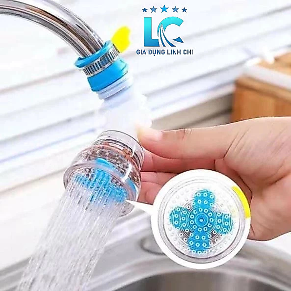 Đầu vòi nước - bộ đầu lọc nước tăng áp từ vòi xoay 360 độ