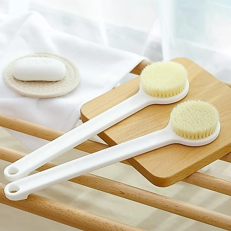 Bàn Chải Chà Lưng Lông Mềm  - Cọ Lưng muji xuất nhật ( loại không hộp )