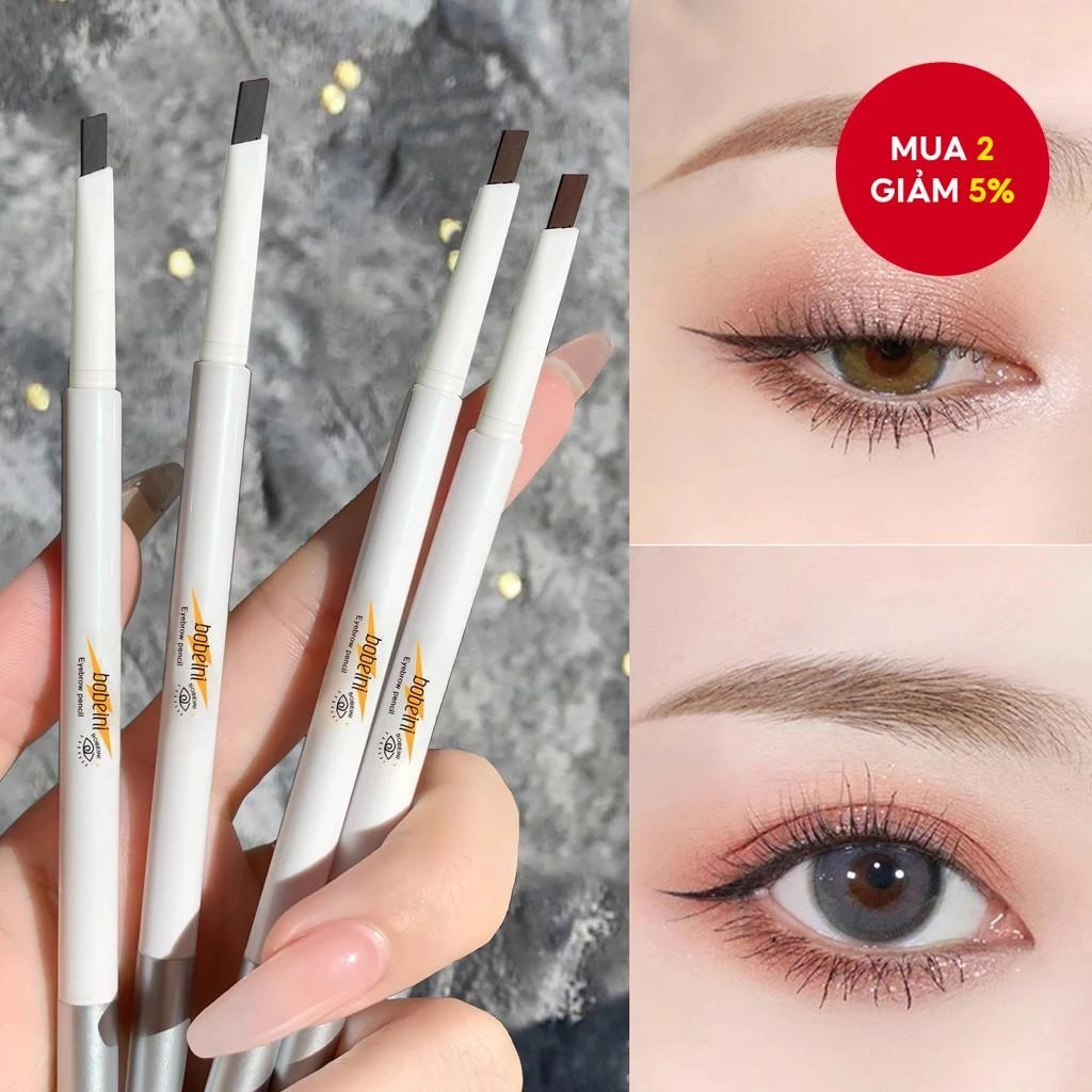 Bút chì kẻ mày Fine-Tip Brow – Chống nước, Tự động xoay, Hoàn thiện tự nhiên Nhiều sắc thái, Trang điểm