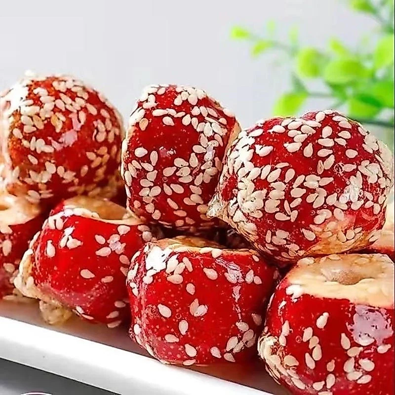 Kẹo hồ lô đông khô kẹo hồ lô không hạt nhân táo gai bóng Bắc Kinh cũ hương vị giải trí món ăn vặt nhỏ