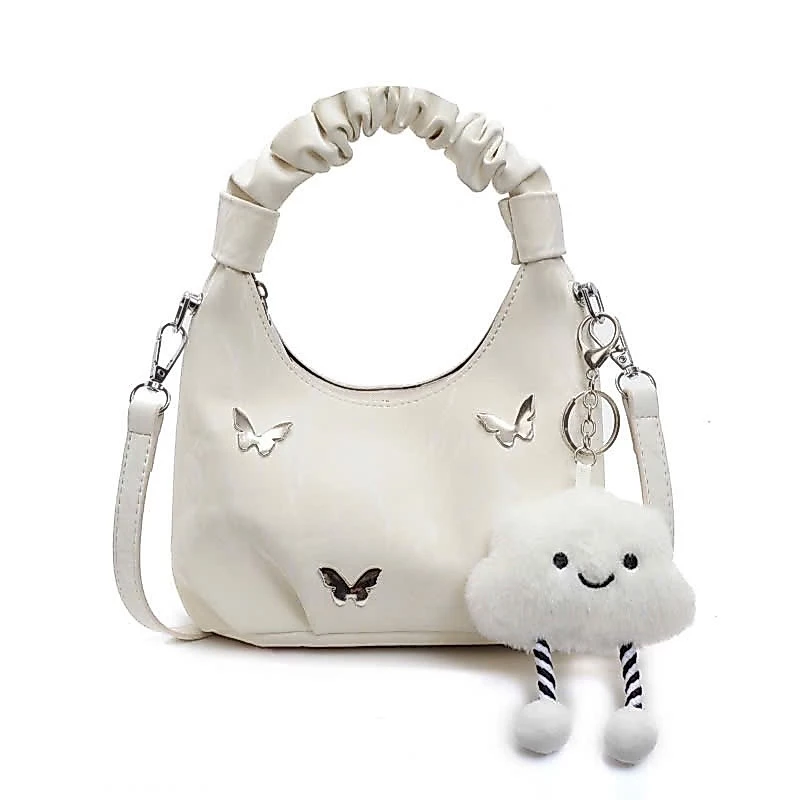 [Tặng kèm charm] Túi xách da nhúm thời trang đeo chéo cầm tay đi dự tiệc và các dịp chơi sang trọng Babumap _ TDC026
