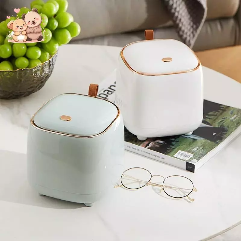Bàn Cà Phê Bom Bao Nhỏ Xô Bảo Quản Ánh Sáng Mới Cao Cấp Bấm Thùng Rác Để Bàn Hai Lớp