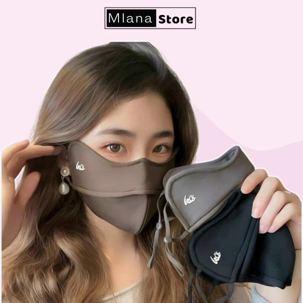 Khẩu trang  3 lớp bảo vệ MLANA chống nắng, chống tia UV có thể tái sử dụng - K06 [ngocanhngocanh98]