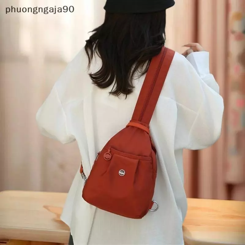 Ba lô nhỏ giản dị với nhiều bộ phận ngực Túi Crossbody túi công suất lớn lưu trữ di động bagmuter Túi Quà Tặng