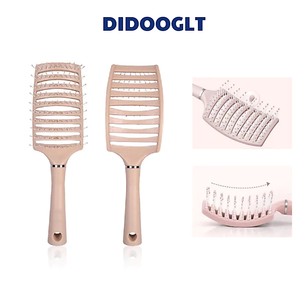 Lược Chải Tóc Massage Didooglt  Cao Cấp, Nhỏ Gọn, Bền Và Chống Tĩnh Điện