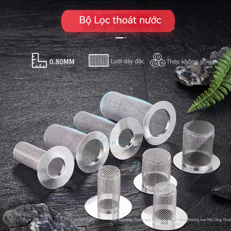 Lưới Lọc Rác Inox, Lọc Rác Nhà Tắm Chống Tắc Nghẽn Không Gỉ - HÀNG CÓ SẴN