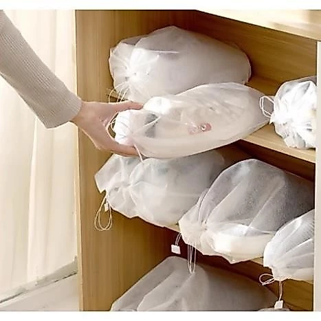 Túi đựng giầy dép chất liệu vải không dệt, có dây rút - chống bụi bẩn - VH788