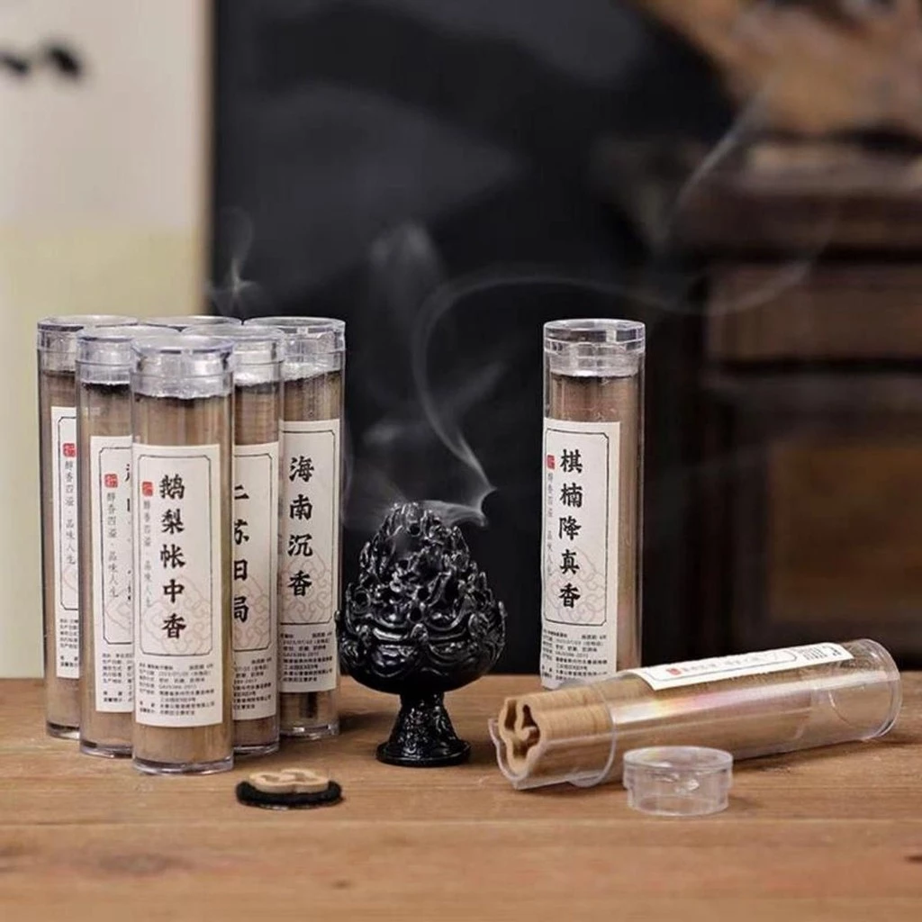 【Hot】Hộp 42 Khoanh Nhang Trầm Thư Giãn  -  Mỗi Khoanh chá.y Trong 1.5h Hương Thanh Nhẹ Dịu Ngọt Dầu Thơm Phòng Dầu Thơm