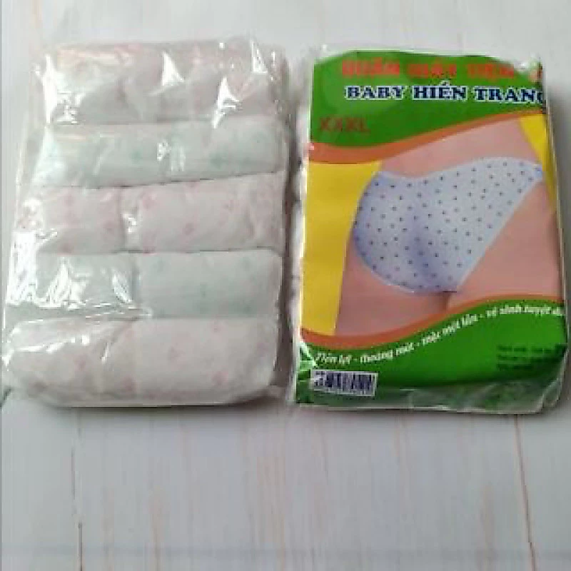6 quần lót giấy cho mẹ baby Hiền Trang