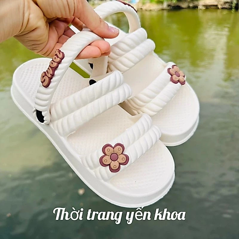Dép Sandal Quai Hậu Bản Dây Xoắn cute