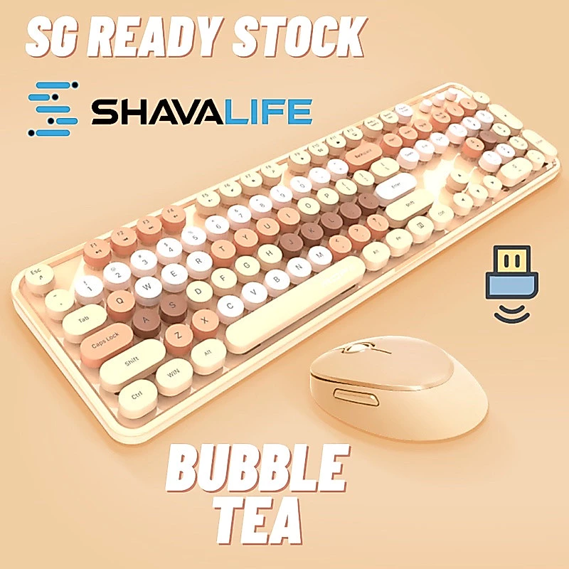 Bộ Bàn Phím Và Chuột Không Dây MOFII SWEET MIXED - Dùng cho PC, Laptop, Tivi, Điện thoại, Tablet - MoFii Candy S