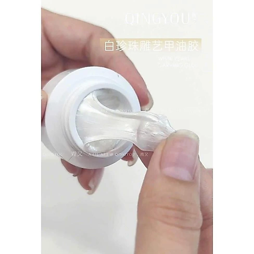 Gel khô nặn 3D Ngọc trai trắng (có vd hướng dẫn)