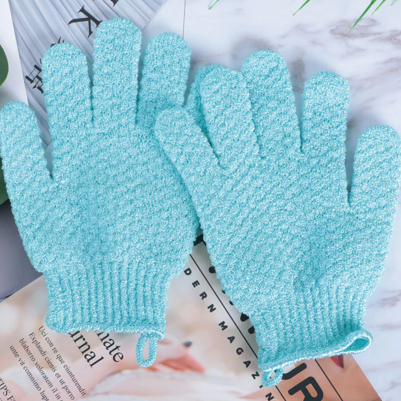 Hộ Gia Đình Khăn Lau Găng Tay Tắm Năm Cánh Tắm Dụng Cụ Tiện Dụng Chà Lưng Tắm Chà xát Hai Mặt Mạnh Mẽ Bùn Ex