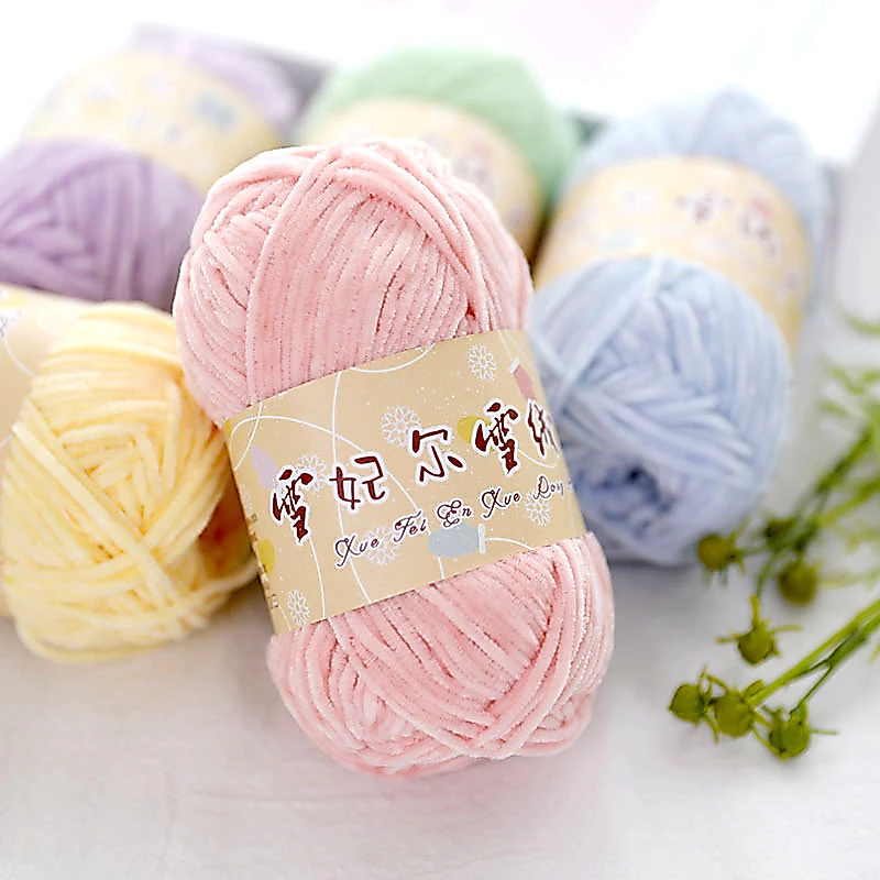 Len nhung 2mm chuyên dùng móc thú bông hàng loại đẹp
