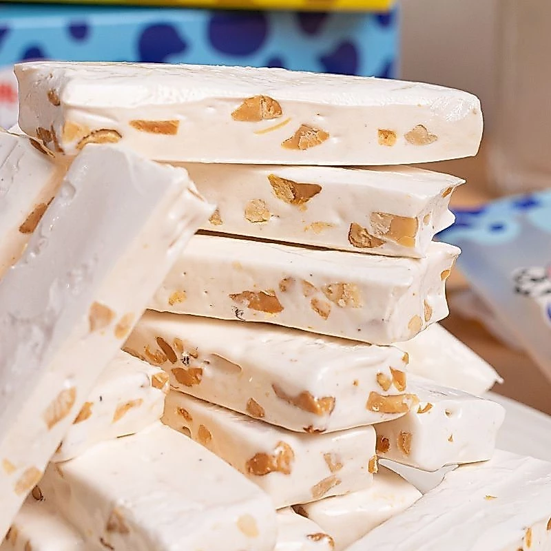 Hương vị Đài Loan mềm mặn nougat sữa chua cũ vị đậu phộng cho đám cưới kẹo lễ hội 300g đồ ăn vặt ngon trung quốc