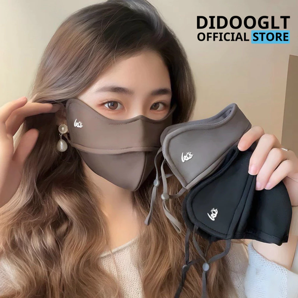 Khẩu trang chống tia uv DIDOOGLT khẩu trang cao cấp chống bụi bằng lụa mềm mại thoáng mát.[ngocanhngocanh98]