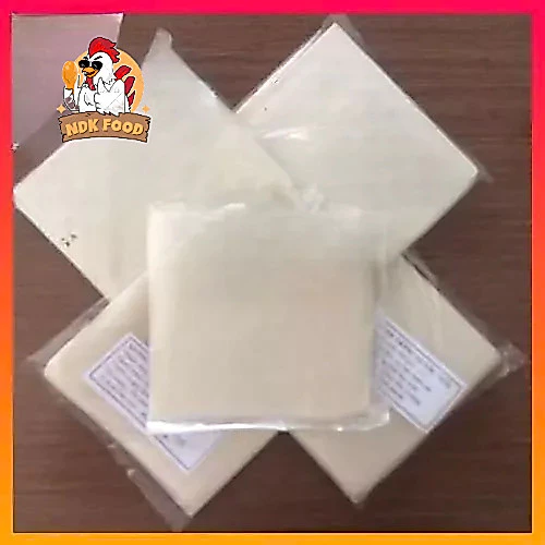 Bánh tránh phơi sương Quảng Ngãi cuốn thịt luộc , rau sống không cần nhúng nước loại vuông nhỏ chất lượng loại 1