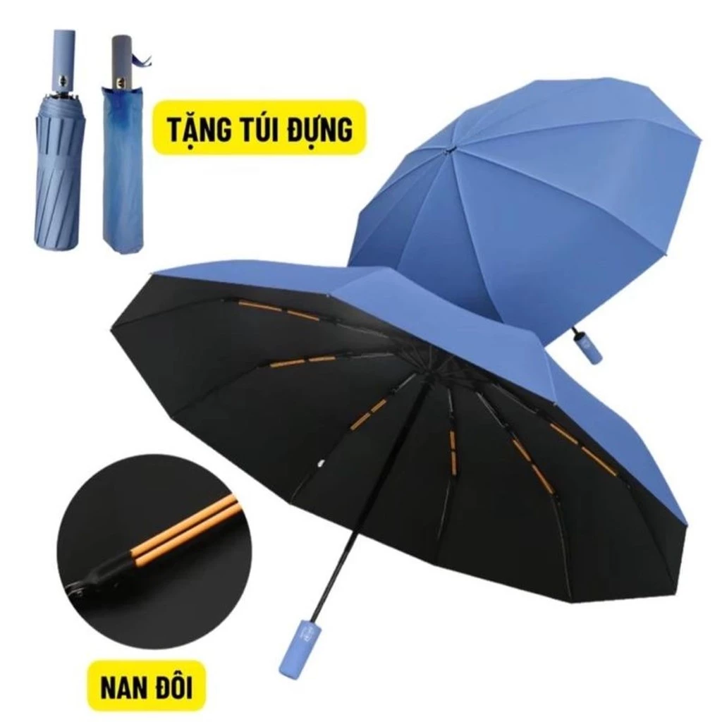 Ô Dù Chống Bão 24 Nan Xuất Nhật Mở Gập Tự Động Che Mưa Che Nắng , Chống Tia UV ( Ô Dù 12 Nan Kép )[ngocanhngocanh98]